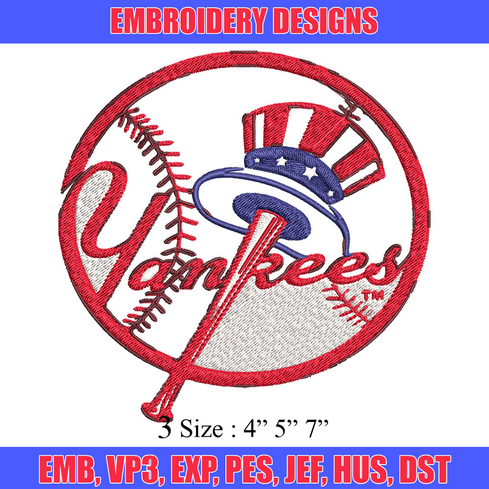 New York Yankees Embroidery Design, Brand Embroidery, Embroidery File, Logo shirt, Sport Embroidery,Digital download.jpg