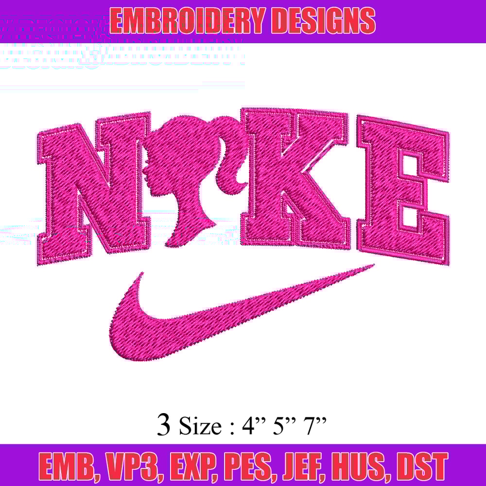 Nike barbie Embroidery design, logo Embroidery, Embroidery File, logo design, logo shirt, Digital download..jpg