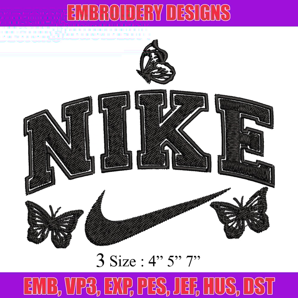 Nike butterfly Embroidery design, Nike butterfly Embroidery, Embroidery File, Nike design, logo shirt, Digital download..jpg
