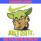 Nike Baby Yoda Embroidery design, Nike Baby Yoda cartoon Embroidery, Nike design, Embroidery file, Instant download..jpg