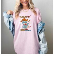 just cause i'm a cowboy doesn't mean i can't conquer anger through gentleness shirt, cowboy bear shirt, funny bear shirt