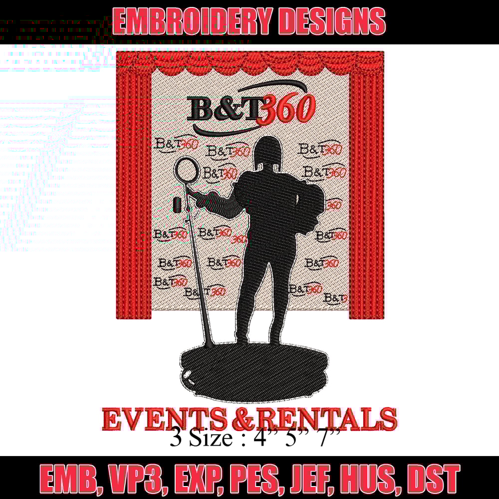 B&T 360 logo embroidery design, B&T 360 embroidery, logo design, embroidery file, logo shirt, Digital download..jpg
