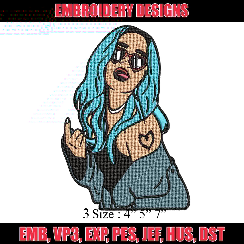 Bad girl Embroidery design, Bad girl Embroidery, logo design, Embroidery File, logo shirt, Digital download..jpg