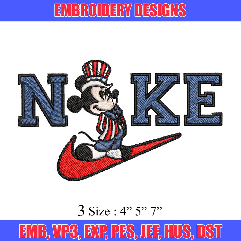 Nike mickey Embroidery Design, Brand Embroidery, Nike Embroidery, Embroidery File, Logo shirt, Digital download.jpg