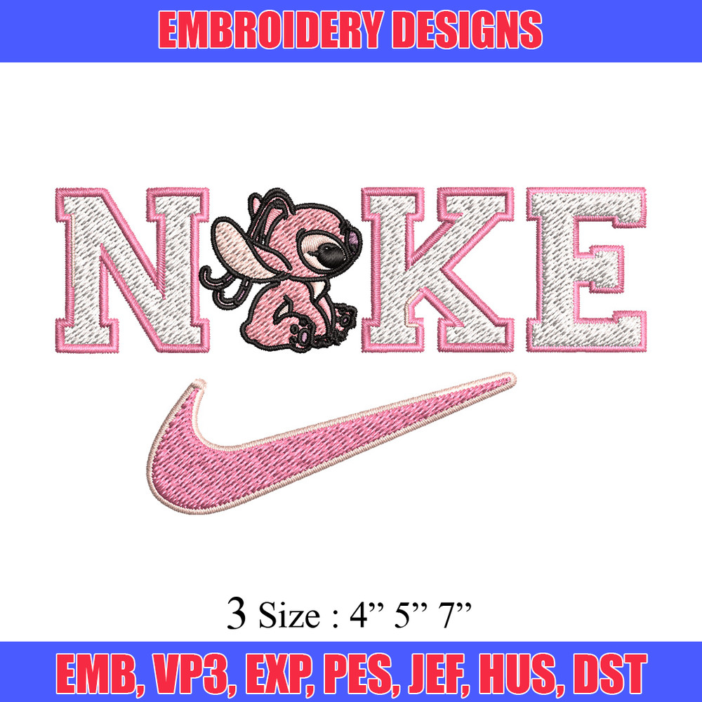 Nike pink stitch Embroidery Design, Stitch Embroidery, Nike Embroidery, Embroidery File, Logo shirt, Digital download.jpg