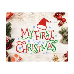 My first Christmas SVG, Baby first Christmas Svg, Baby Christmas SVG file, Christmas Deer svg, First Christmas SVG, cricut, Silhouette, svg