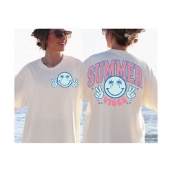 retro summer vibes svg,  retro summer svg, groovy summer vibes, summer svg, beach svg, groovy svg, smiley face svg, trendy svg