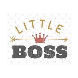 little boss svg baby svg cut file little boss cut file silhouette cameo file cricut cutting file vinyl  dxf eps baby svg cutting files
