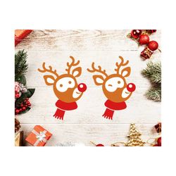 rudolph svg christmas svg rudolph svg file rudolph svg raindeer svg christmas deer svg rudolph svg cutting file silhouette cricut deer svg