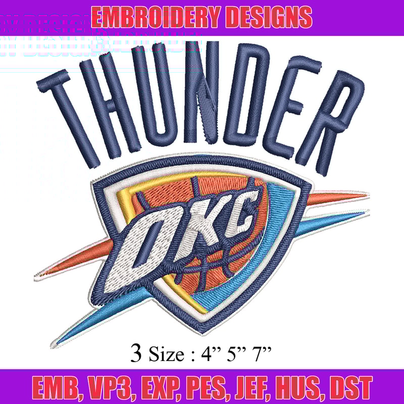 Oklahoma City Thunder Embroidery Design, Brand Embroidery, Embroidery File, Logo shirt,Sport Embroidery,Digital download.jpg