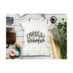 aloha summer svg pineapple svg aloha svg file aloha summer svg file hawaii svg summer svg pineapple svg file vacation svg silhouette aloha