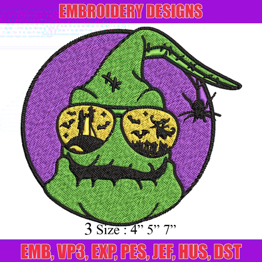 Oogie Boogie Man Embroidery design, Oogie Boogie Embroidery, halloween design, Embroidery File, Digital download..jpg