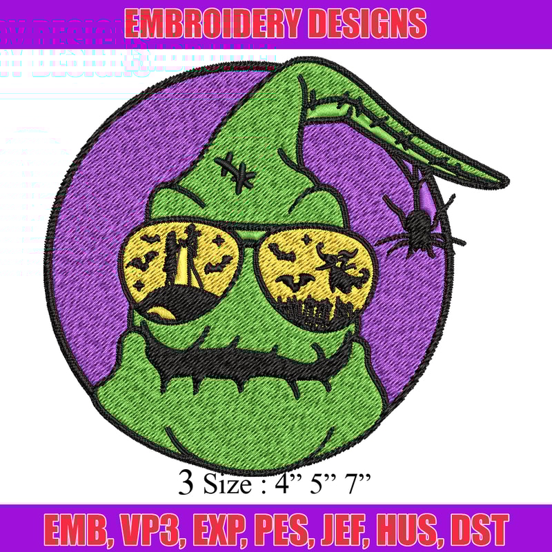 Oogie Boogie Man Embroidery design, Oogie Boogie Embroidery, halloween design, Embroidery File, Digital download..jpg