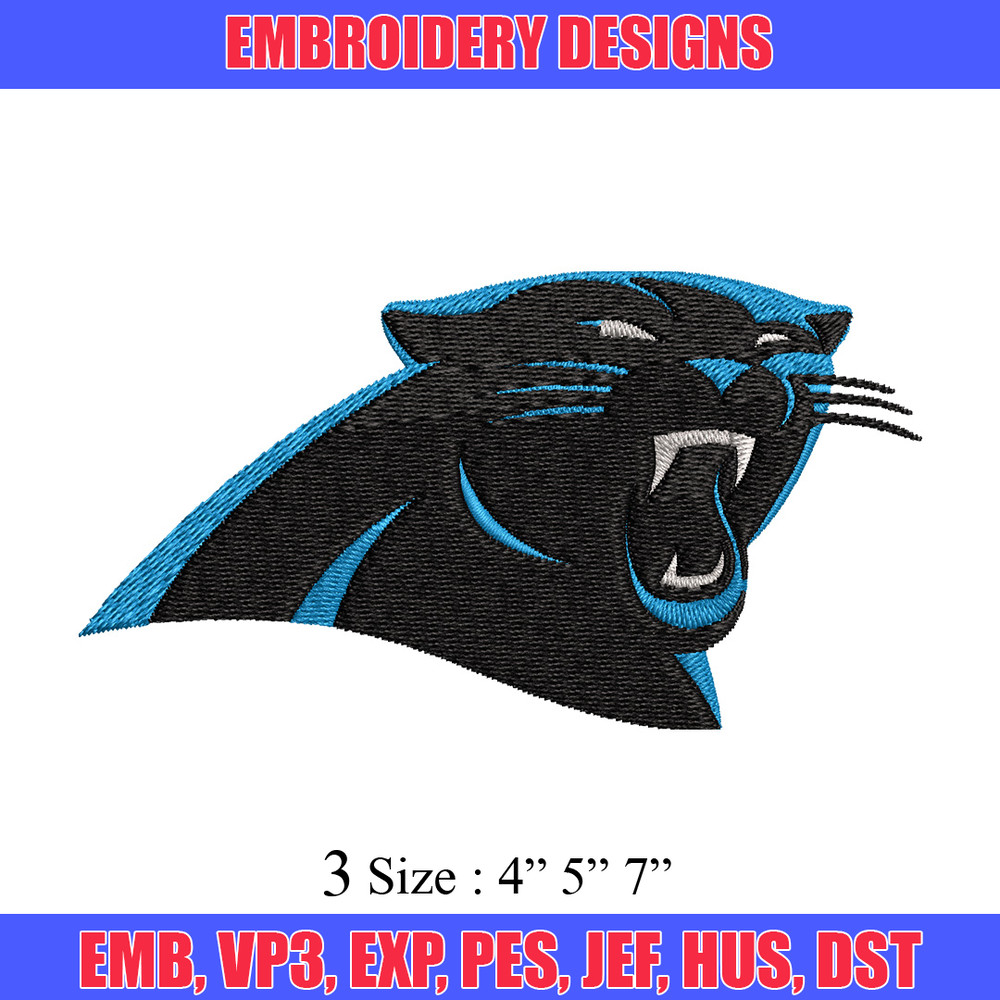 Panther logo Embroidery Design, Sport Embroidery, Brand Embroidery, Embroidery File, Logo shirt, Digital download.jpg