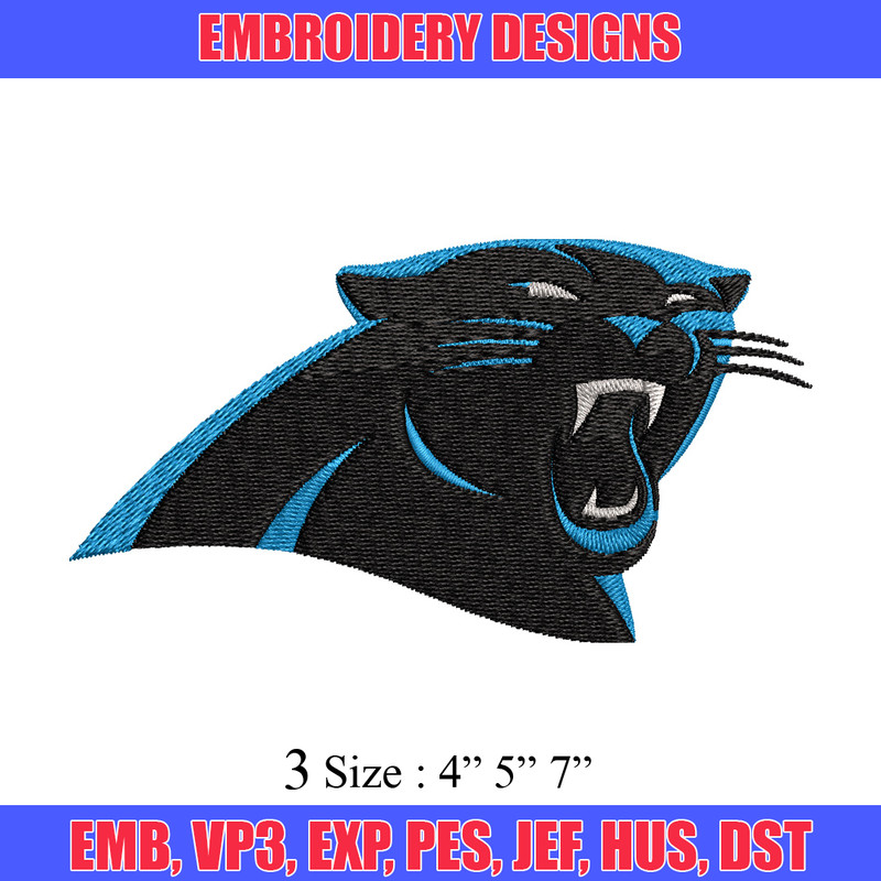 Panther logo Embroidery Design, Sport Embroidery, Brand Embroidery, Embroidery File, Logo shirt, Digital download.jpg
