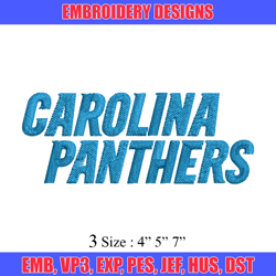 Panthers logo Embroidery Design, Sport Embroidery, Brand Embroidery, Embroidery File, Logo shirt, Digital download