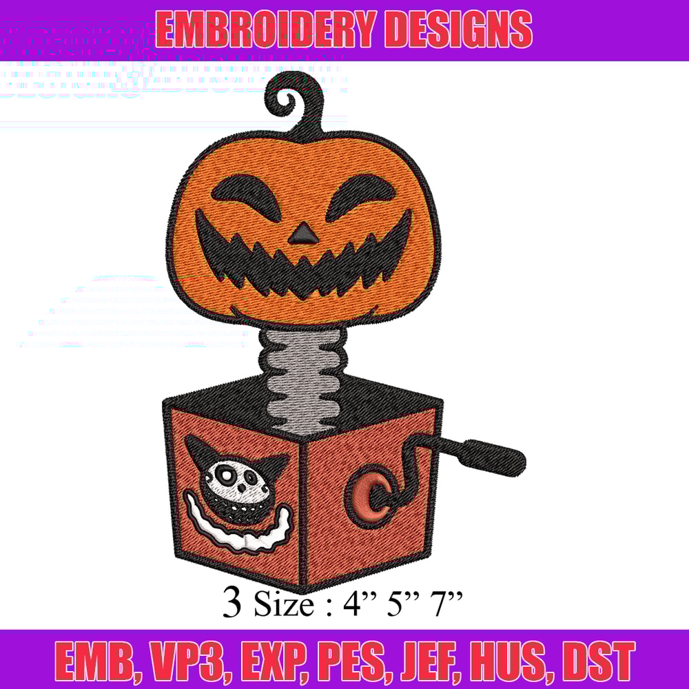 Pumpkin surprise Embroidery design, Pumpkin halloween Embroidery, halloween design, Embroidery File, Digital download..jpg