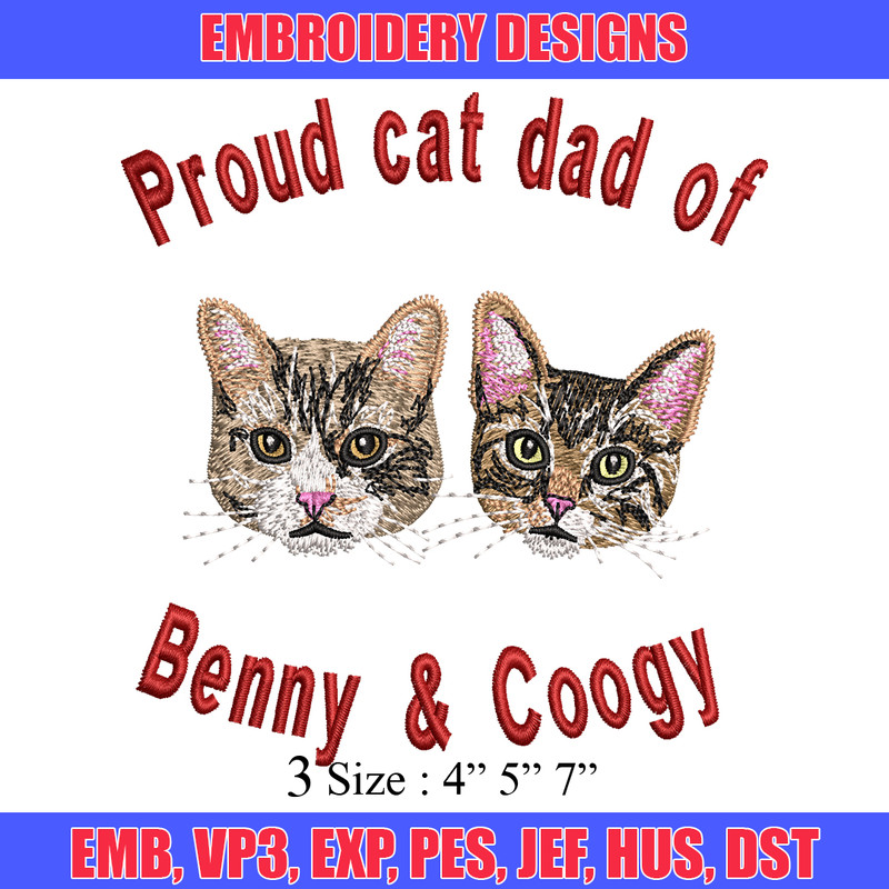 Proud cat dad  embroidery design, Proud cat dad embroidery, logo design, embroidery file, logo shirt, Digital download.jpg