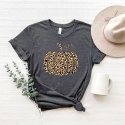 leopard pumpkin shirt png, womens fall shirt png, thanksgiving shirt png, cheetah pumpkin shirt png, fall shirt png, tha