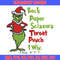 Rock Paper Scissors Throat Punch Grinch Embroidery design, Grinch Christmas Embroidery, Grinch design, Digital download..jpg