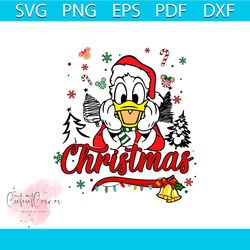 disney donald duck christmas santa vibes svg digital file