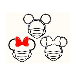 disney quarantine line svg, mickey and minnie mouse svg,disney line heat svg,mickey mask face svg,disney svg,digital fil