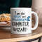Computer IT Coffee Mug - I am the Great and Powerful Computer Wizard - Humorous Gift, Geek Nerd Mug - Information Technology Mug - Genius - 1.jpg