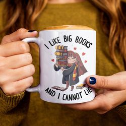 i like big books and i cannot lie mug, funny education gift, i like big butts and i cannot lie