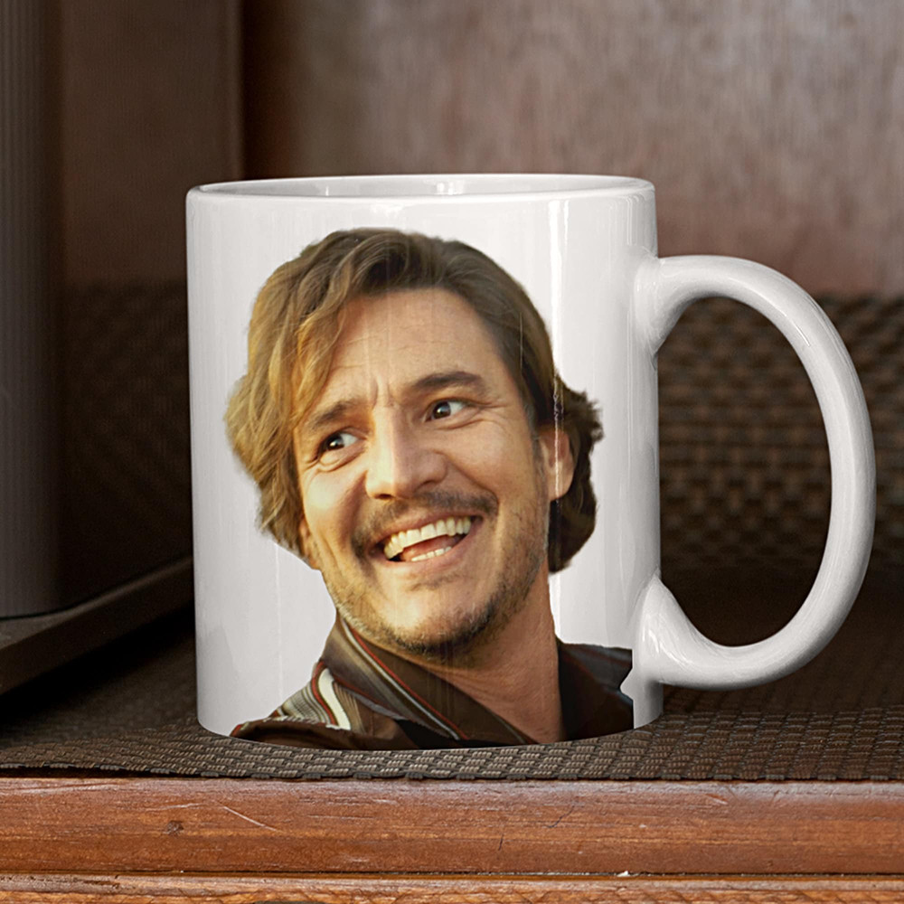 Pedro Pascal Mug (The Unbearable Weight Of Massive Talent, Nic Cage on one side, Pedro Pascal on the other side of the mug) 11oz and 15oz - 1.jpg
