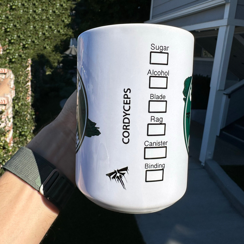 The Last of Us Inspired Mug  Clicker Coffee  Video Game Mug  Gift for Coffee lovers  Cordyceps  Firefly  Gamer Gift  11oz 15oz - 2.jpg