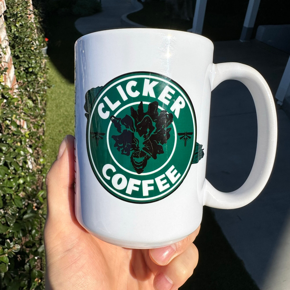 The Last of Us Inspired Mug  Clicker Coffee  Video Game Mug  Gift for Coffee lovers  Cordyceps  Firefly  Gamer Gift  11oz 15oz - 4.jpg