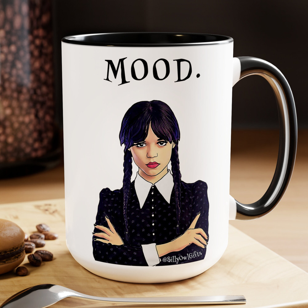 Wednesday Addams Mood Mug Available in 11oz and 15oz Sizes - 3.jpg