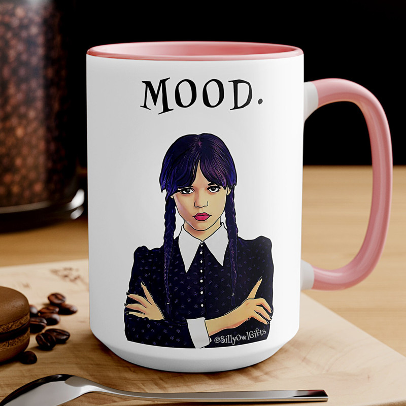 Wednesday Addams Mood Mug Available in 11oz and 15oz Sizes - 4.jpg