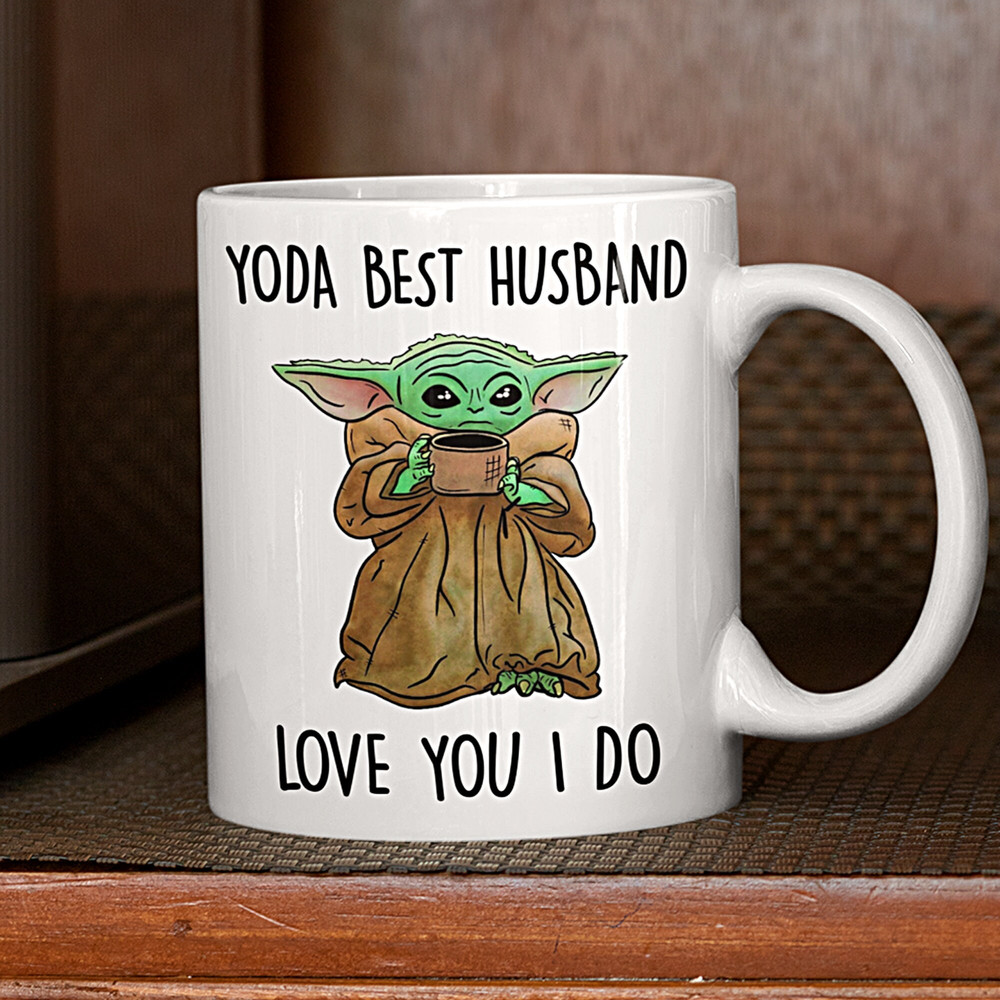 Yoda Best Husband Mug, Yoda Best Husband Love You I Do, Funny Gift for Husbands, Anniversary Cup, Baby Yoda Coffee Mug - Ceramic 11oz 15oz - 3.jpg