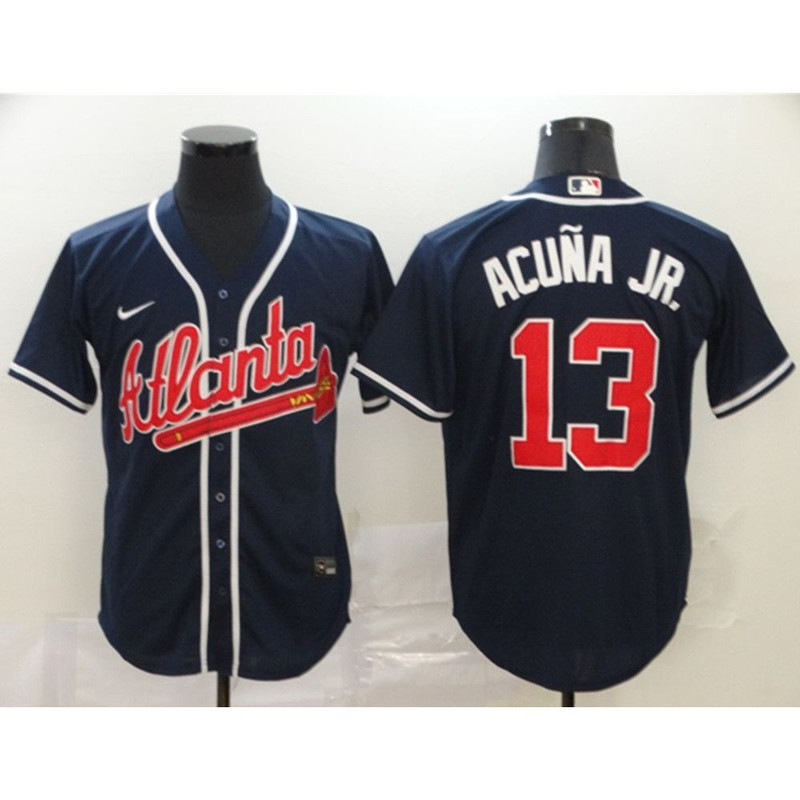 Atlanta Braves Ronald Acuna Jr. Navy Jersey.jpg