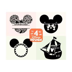 Pirate Mouse Ship Svg Bundle / Cruise ship svg / Mama Mouse for Silhouette and Cricut, Best Day ever Svg, Gift for her him,birthday girl boy