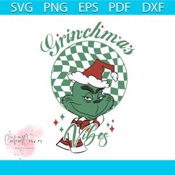 retro grinchmas vibes funny christmas grinch svg file