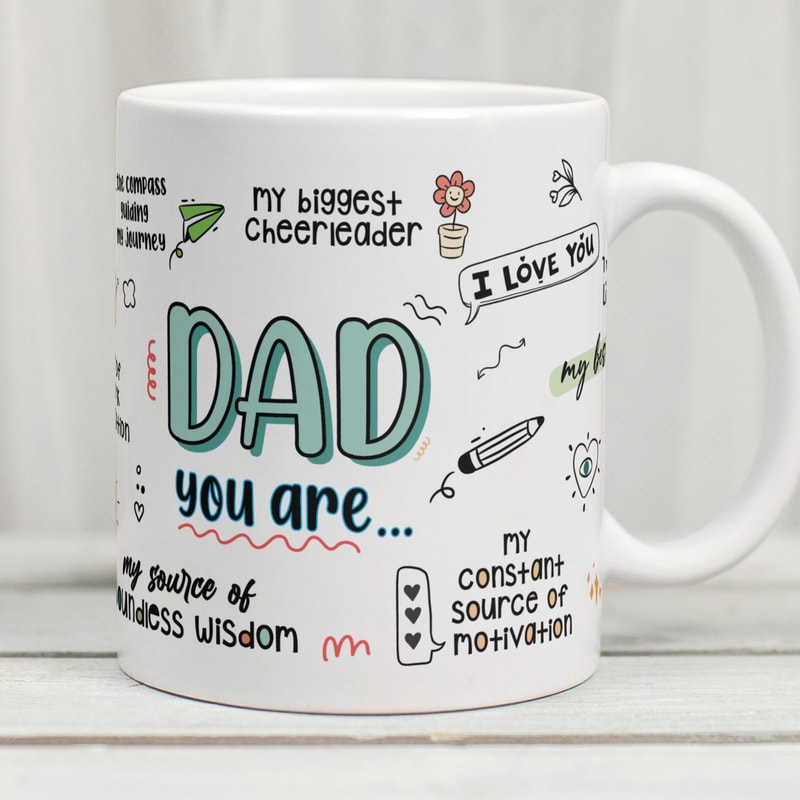 Dad Mug, Dad Affirmation Mug, Dad Coffee Mug, Gift For Dad, Fathers Day Mug, Fathers Day Gifts, Fatherhood Gift, Dad Birthday Gift - 1.jpg