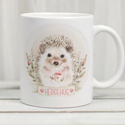 hedgehog mug, hedgehog coffee mug, hedgehog gifts