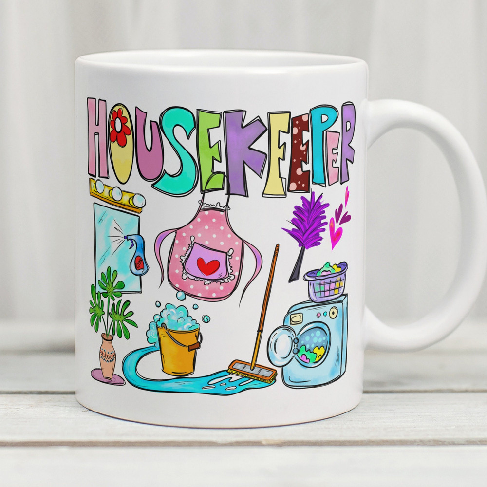 Housekeeper Mug, Housekeeper Cup, Housekeeper Gift, Gift For Housekeeper, Housekeeper Present - 1.jpg