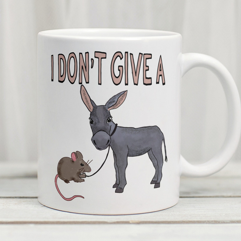 I Don't Give A Rats Ass Mug, Gag Mug, Funny Mug, Novelty Mug, Sarcastic Mug, Work Colleague Mug, Work Colleague Gift, Gift For Boss - 1.jpg