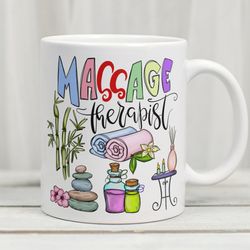 massage therapist mug, massage therapist cup, massage therapist gift