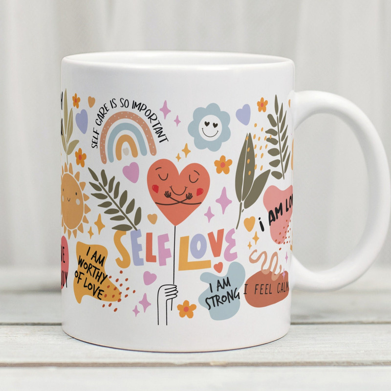 Self Love Mug, Love Mug, Affirmations Mug, Positive Affirmations Mug, Positivity Mug, Mindfulness Mug, Mindset Mug, Mugs Cute - 1.jpg