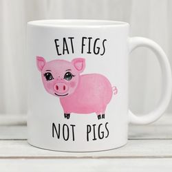 vegan coffee mug, funny vegan mug, gift for vegan
