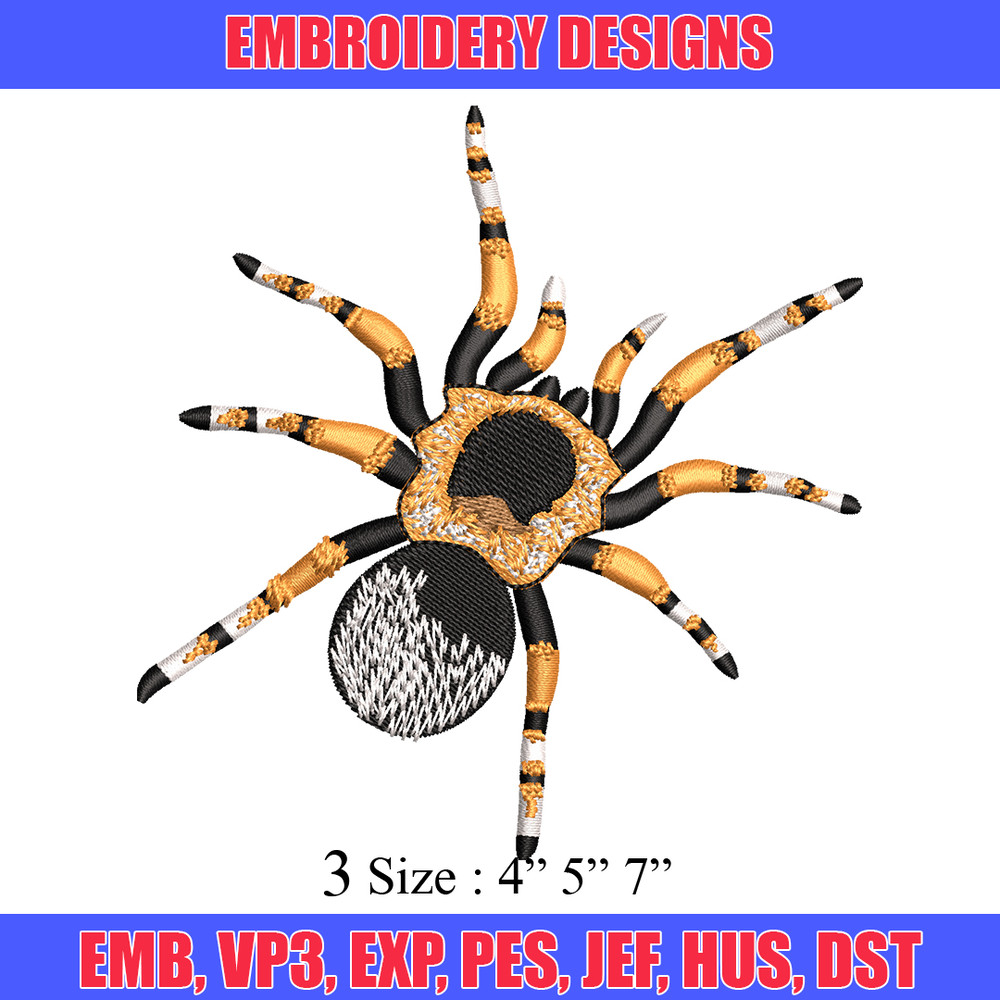Spaider embroidery design, Spaider embroidery, animal design, embroidery file, animal shirt, Digital download..jpg