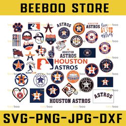 40 files houston astros svg bundle, houston astros clipart, houston svg, astros svg, vector, cricut, cut file, mlb svg