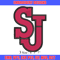St John's Red Storm embroidery design, St John's Red Storm embroidery, logo Sport, Sport embroidery, NCAA embroidery.jpg