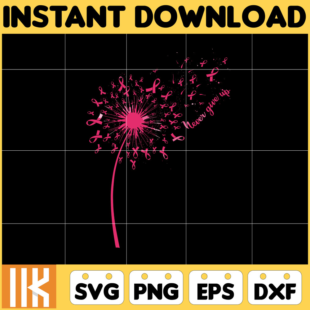 Breast Cancer Svg, Pink Awareness Ribbon Svg, Breast Cancer Awareness Instant Download Digital, Fight Cancer Quote Svg (2).jpg