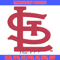 St.Louis Cardinals Embroidery Design, Brand Embroidery, Embroidery File, Logo shirt, Sport Embroidery, Digital download.jpg
