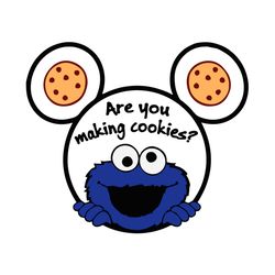 cookie monster are you making cookies svg, trening svg, cookie monster svg, cookie svg, muppets svg, sesame street svg,